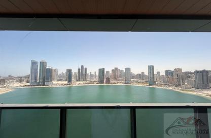 Apartment - 2 - 3 for rent in La Plage Tower - Al Mamzar - Sharjah - Sharjah