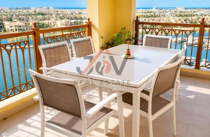 Apartment - 3 Bedrooms - 5 Bathrooms for rent in Marina Residences 6 - Marina Residences - Palm Jumeirah - Dubai