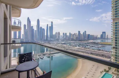 Apartment - 3 Bedrooms - 3 Bathrooms for rent in Marina Vista Tower 1 - Marina Vista - EMAAR Beachfront - Dubai Harbour - Dubai
