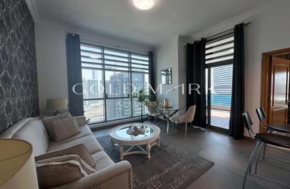 Apartment - 1 Bedroom - 2 Bathrooms for rent in Zumurud Tower - Dubai Marina - Dubai