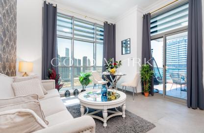 Apartment - 1 Bedroom - 2 Bathrooms for rent in Zumurud Tower - Dubai Marina - Dubai