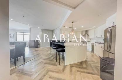 Apartment - 3 Bedrooms - 4 Bathrooms for rent in Al Habool - Shoreline Apartments - Palm Jumeirah - Dubai