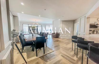 Apartment - 3 Bedrooms - 4 Bathrooms for rent in Al Habool - Shoreline Apartments - Palm Jumeirah - Dubai