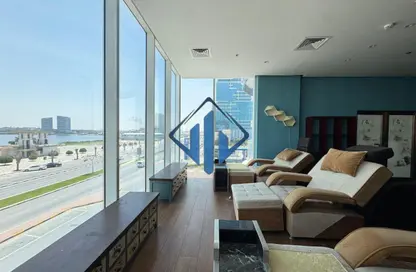 Half Floor - Studio - 3 Bathrooms for rent in The Square Executive Bay - Dafan Al Khor - Ras Al Khaimah