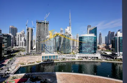 Apartment - Studio - 1 Bathroom for rent in Peninsula Three - Peninsula - Business Bay - Dubai