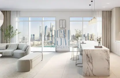 Apartment - 3 Bedrooms - 4 Bathrooms for sale in Beach Mansion - EMAAR Beachfront - Dubai Harbour - Dubai