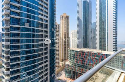 Apartment - 1 Bedroom - 2 Bathrooms for rent in Bay Central Tower Central - Bay Central - Dubai Marina - Dubai