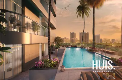 Apartment - 1 Bedroom - 2 Bathrooms for sale in Aurelia Residence - Dubai Sports City - Dubai