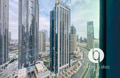 شقة - 2 غرف نوم - 3 حمامات للايجار في مرتفعات بوليفارد برج 1 - مرتفعات بوليفارد - وسط مدينة دبي - دبي