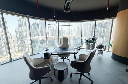 Office Space - Studio - 1 Bathroom for rent in The Binary Tower - Business Bay - Dubai