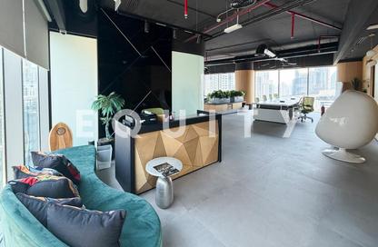 Office Space - Studio - 1 Bathroom for rent in The Binary Tower - Business Bay - Dubai