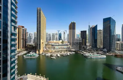 شقة - 1 حمام للايجار في باي سنترال - دبي مارينا - دبي