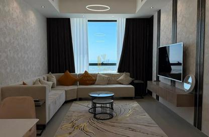 Apartment - 1 - 2 for rent in La Plage Tower - Al Mamzar - Sharjah - Sharjah