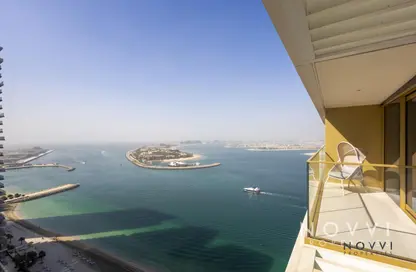 شقة - 2 غرف نوم - 3 حمامات للايجار في جراند بلو تاور 1 - إعمار بيتشفرونت - دبي هاربور - دبي