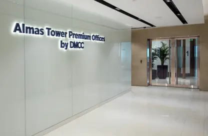 Office Space - Studio - 1 Bathroom for rent in Almas Tower - Jumeirah Lake Towers - Dubai