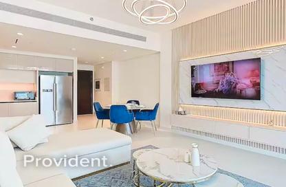 Apartment - 2 Bedrooms - 3 Bathrooms for sale in Marina Vista Tower 2 - Marina Vista - Emaar Beachfront - Dubai Harbour - Dubai