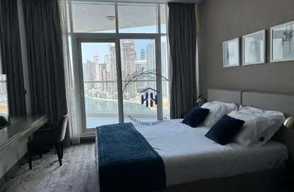 Apartment - Studio - 1 Bathroom for rent in Damac Maison Prive B - Damac Maison Prive - Business Bay - Dubai