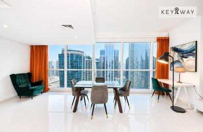 Apartment - 1 Bedroom - 2 Bathrooms for rent in Lake View Tower - JLT Cluster B - Jumeirah Lake Towers - Dubai