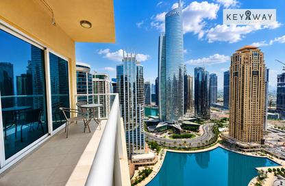 Apartment - 1 Bedroom - 2 Bathrooms for rent in Lake View Tower - JLT Cluster B - Jumeirah Lake Towers - Dubai