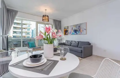 شقة - غرفة نوم - 1 حمام للايجار في المجرة 1 - المجرة - دبي مارينا - دبي شقة - غرفة نوم - 1 حمام للايجار في المجرة 1 - المجرة - دبي مارينا - دبي