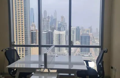 Office Space - 1 Bedroom - 1 Bathroom for rent in Marina Plaza - Dubai Marina - Dubai