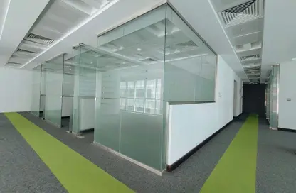 Office Space - Studio - 2 Bathrooms for rent in Business Towers - Electra Street - Abu Dhabi