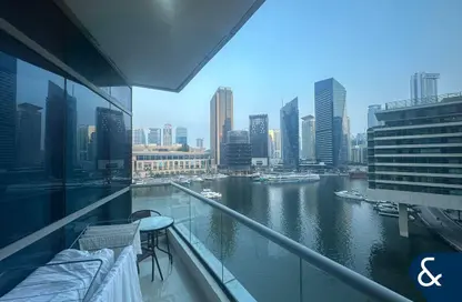 شقة - 1 حمام للايجار في باي سنترال غرب - باي سنترال - دبي مارينا - دبي