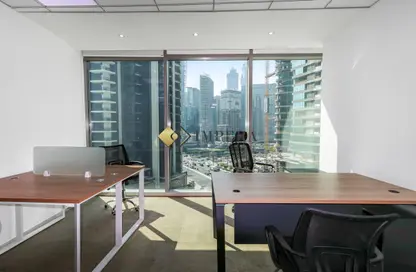 Office Space - Studio - 2 Bathrooms for rent in The Binary Tower - Business Bay - Dubai