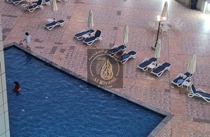 Apartment - 3 Bedrooms - 4 Bathrooms for rent in Corniche Tower - Ajman Corniche Road - Ajman