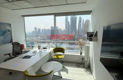 مكتب - غرفة نوم - 1 حمام للايجار في برج كونكورد - مدينة دبي للإعلام - دبي