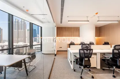 Office Space - Studio - 1 Bathroom for rent in North Tower - Emirates Financial Towers - DIFC - Dubai