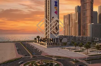Apartment - Studio - 1 Bathroom for sale in Ajman One - Phase 2 - Ajman Downtown - Ajman