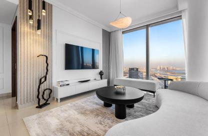 Apartment - 1 - 2 for rent in Boulevard Point - Downtown Dubai - Dubai