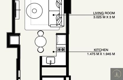 Apartment - Studio - 1 for sale in Azizi Venice 12 Building B - Azizi Venice 12 - Azizi Venice - Dubai South (Dubai World Central) - Dubai