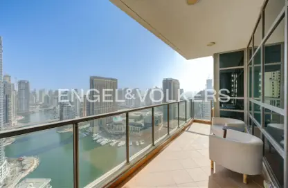 Apartment - 3 Bedrooms - 5 Bathrooms for rent in Marina Quays West - Marina Quays - Dubai Marina - Dubai