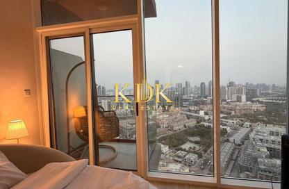 Apartment - Studio - 1 for rent in Bloom Towers B - Bloom Towers - District 10 - Jumeirah Village Circle - Dubai