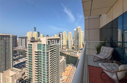 Apartment - 1 Bedroom - 2 Bathrooms for rent in West Avenue Tower - Dubai Marina - Dubai