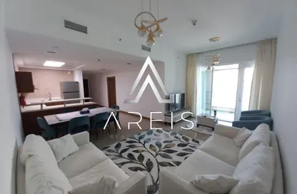 شقة - غرفة نوم - 2 حمامات للايجار في برج سولافا - دبي مارينا - دبي