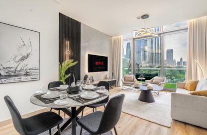 Apartment - 1 - 2 for rent in Burj Vista Tower 1 - Burj Vista - Downtown Dubai - Dubai