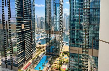 Apartment - 2 - 2 for rent in The Torch - Dubai Marina - Dubai