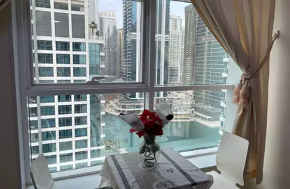 شقة - غرفة نوم - 2 حمامات للايجار في بوابة دبي الجديدة 2 - (JLT) مجمع A - أبراج بحيرات الجميرا - دبي