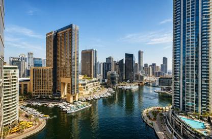 Apartment - 2 Bedrooms - 3 Bathrooms for rent in Continental Tower - Dubai Marina - Dubai