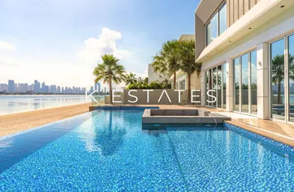Villa - 5 Bedrooms - 6 Bathrooms for rent in Signature Villas Frond N - Signature Villas - Palm Jumeirah - Dubai