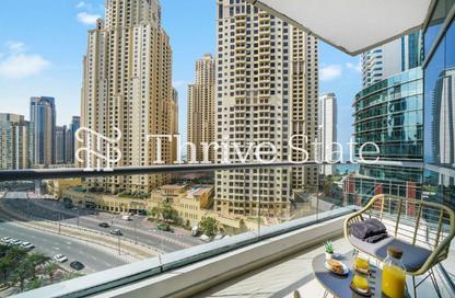 Apartment - Studio - 1 Bathroom for rent in Bay Central Tower Central - Bay Central - Dubai Marina - Dubai