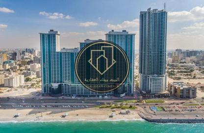 Apartment - 2 Bedrooms - 3 Bathrooms for sale in Ajman Corniche Residences - Ajman Corniche Road - Ajman