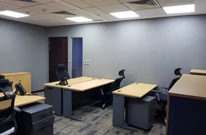Office Space - Studio - 6 Bathrooms for rent in Clover Bay Tower - Business Bay - Dubai