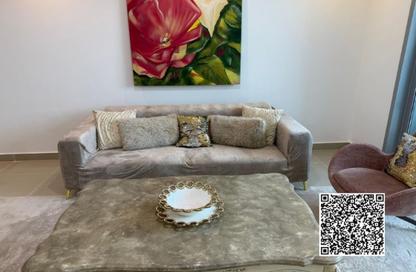 Apartment - 1 Bedroom - 2 Bathrooms for rent in Corniche Tower - Ajman Corniche Road - Ajman