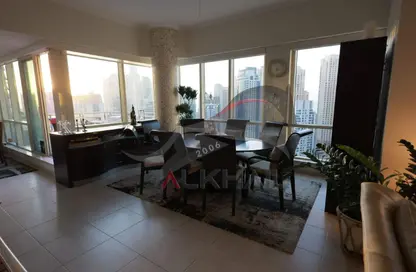 Apartment - 3 Bedrooms - 5 Bathrooms for rent in Al Majara 1 - Al Majara Towers - Dubai Marina - Dubai