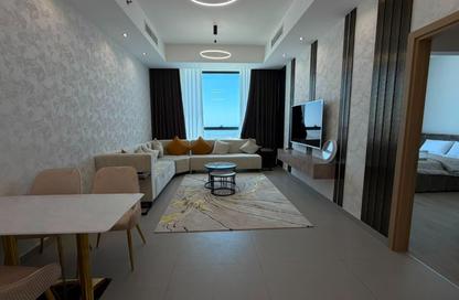 Apartment - 1 Bedroom - 2 Bathrooms for rent in La Plage Tower - Al Mamzar - Sharjah - Sharjah