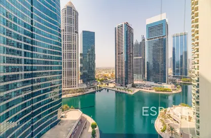 شقة - 1 حمام للايجار في خور الجميرا 1 - أبراج خور الجميرا - (JLT) مجمع X - أبراج بحيرات الجميرا - دبي